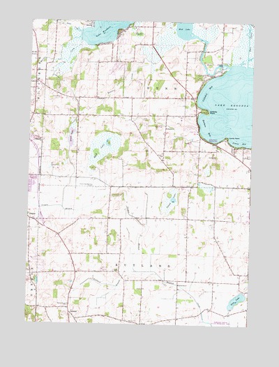 Rutland, WI USGS Topographic Map