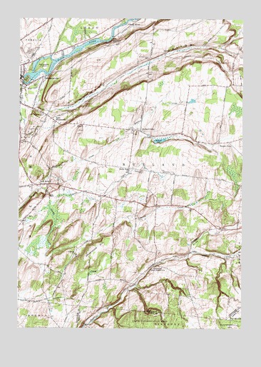 Rutland Center, NY USGS Topographic Map