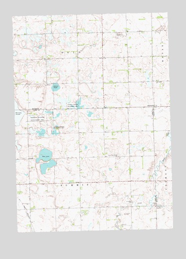 Rutland NW, SD USGS Topographic Map