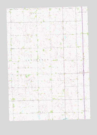 Rutland SE, SD USGS Topographic Map