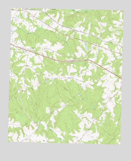 Rutledge South, GA USGS Topographic Map