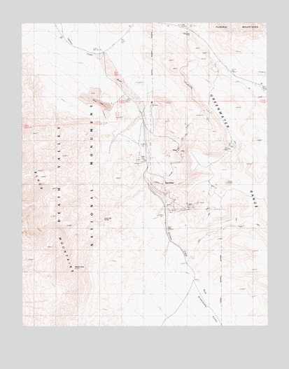 Ryan, CA USGS Topographic Map