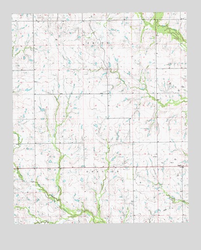 Ryan NE, OK USGS Topographic Map