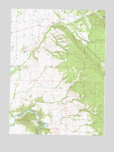 Ryan Park, WY USGS Topographic Map