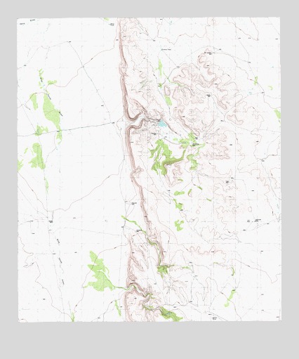 Ryan SW, TX USGS Topographic Map