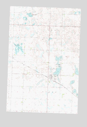 Ryder, ND USGS Topographic Map