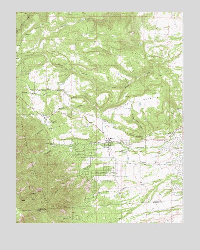 Rye, CO USGS Topographic Map