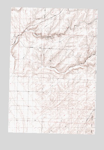 Rye Grass Coulee, WA USGS Topographic Map