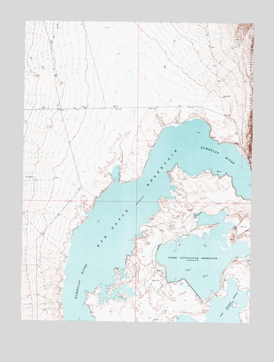 Rye Patch Reservoir North, NV USGS Topographic Map