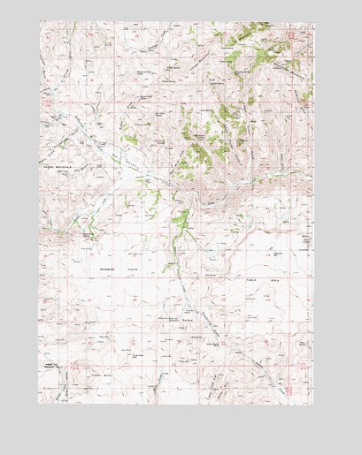 Rye Valley, OR USGS Topographic Map