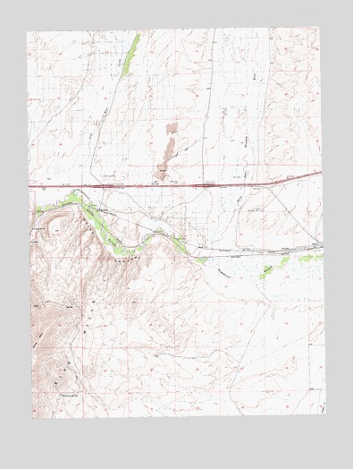 Ryndon, NV USGS Topographic Map