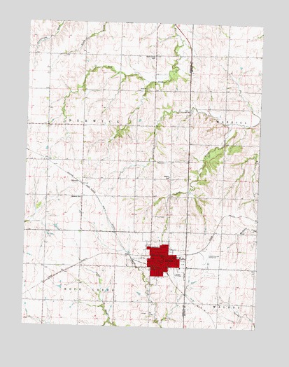 Sabetha, KS USGS Topographic Map