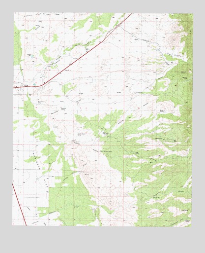 Sabinata Flat, NM USGS Topographic Map
