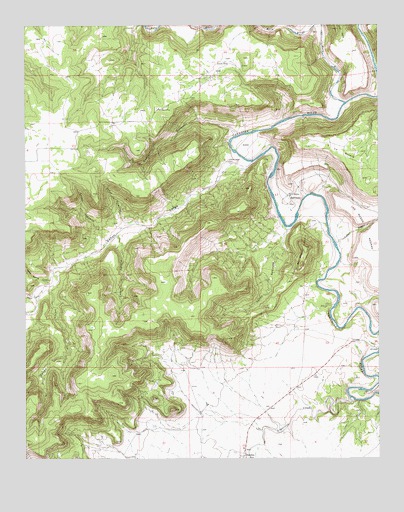 Sabinoso, NM USGS Topographic Map