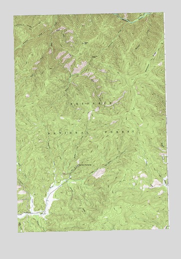 Sable Hill, ID USGS Topographic Map