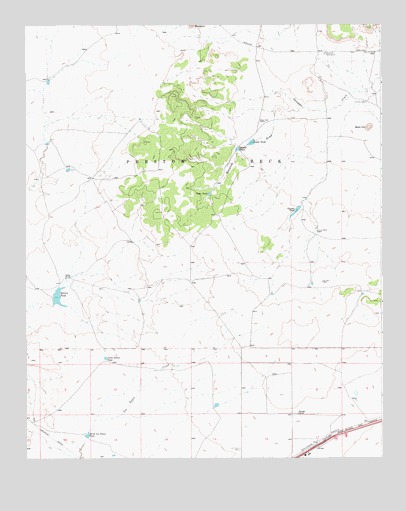 Sacaton Draw, NM USGS Topographic Map