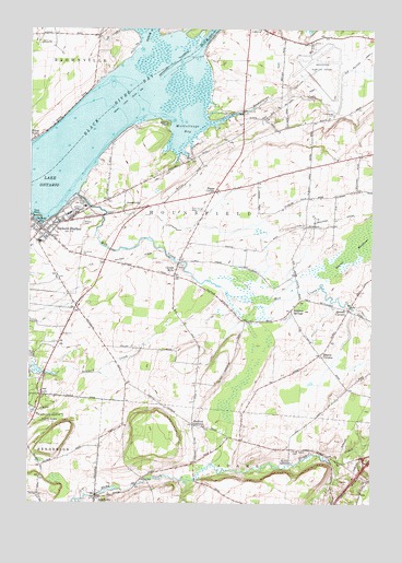 Sackets Harbor, NY USGS Topographic Map