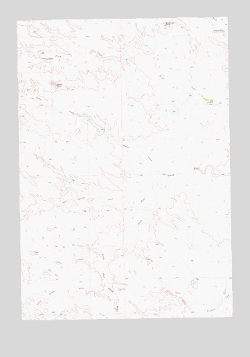 Saddle Butte, SD USGS Topographic Map