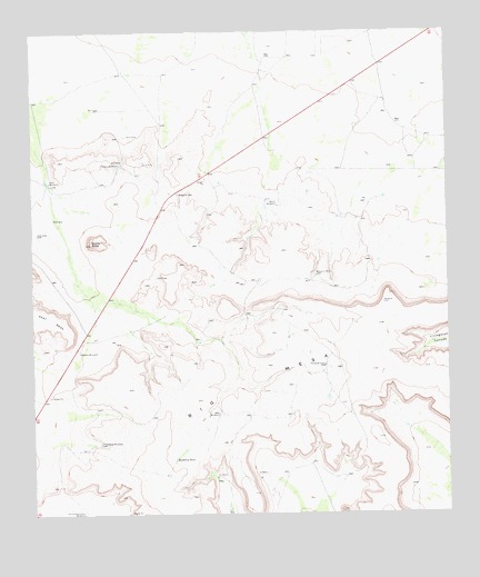 Saddle Butte, TX USGS Topographic Map