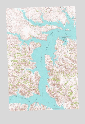 Saddle Butte SW, ND USGS Topographic Map