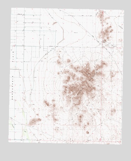 Saddle Mountain, AZ USGS Topographic Map