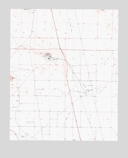 Saddleback Mountain, CA USGS Topographic Map