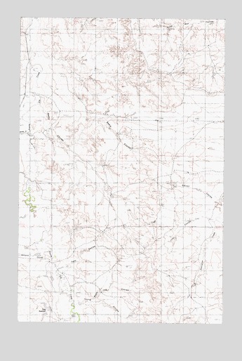 Sadie Coulee, MT USGS Topographic Map
