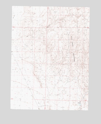 Bilk Creek Reservoir, NV USGS Topographic Map