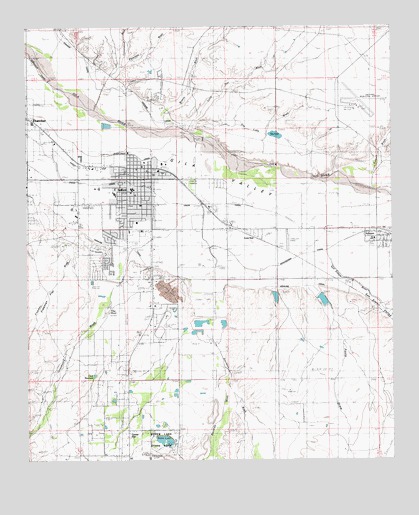 Safford, AZ USGS Topographic Map