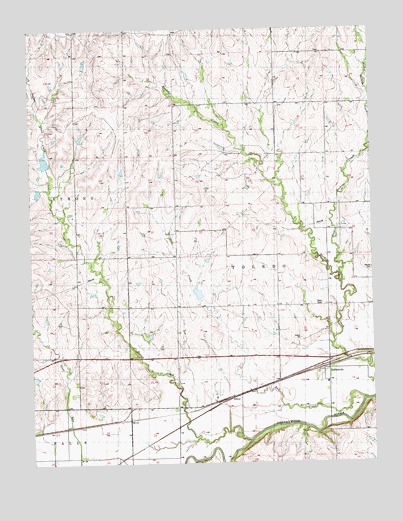 Saffordville, KS USGS Topographic Map