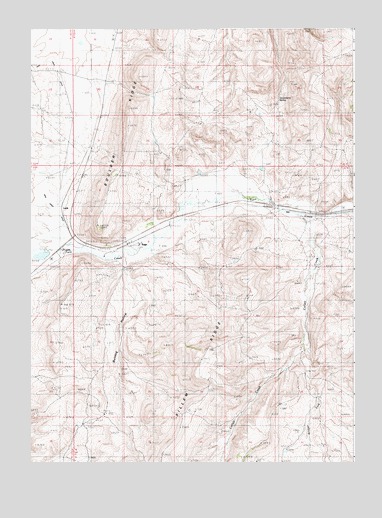 Sage, WY USGS Topographic Map
