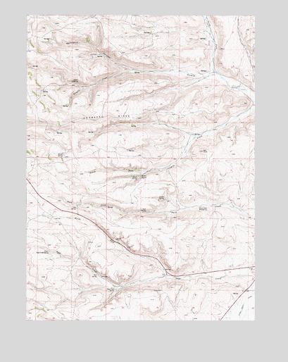 Sage Creek, UT USGS Topographic Map