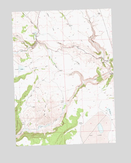 Sage Hen Butte, OR USGS Topographic Map