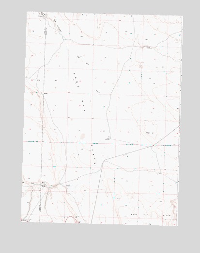 Sage Hen Flats, OR USGS Topographic Map