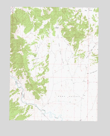 Sage Valley, UT USGS Topographic Map