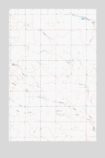 Sagebrush Coulee, MT USGS Topographic Map