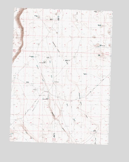Sagebrush Knoll, OR USGS Topographic Map