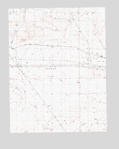 Sagers Flat, UT USGS Topographic Map