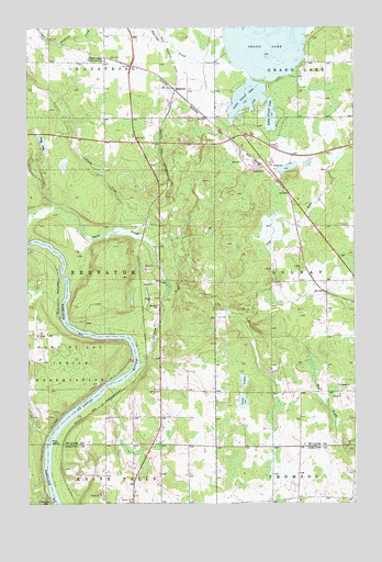 Saginaw, MN USGS Topographic Map