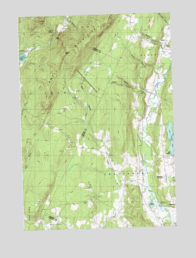 Albany, VT USGS Topographic Map