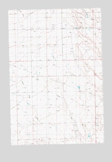 Sahara Hill SW, MT USGS Topographic Map