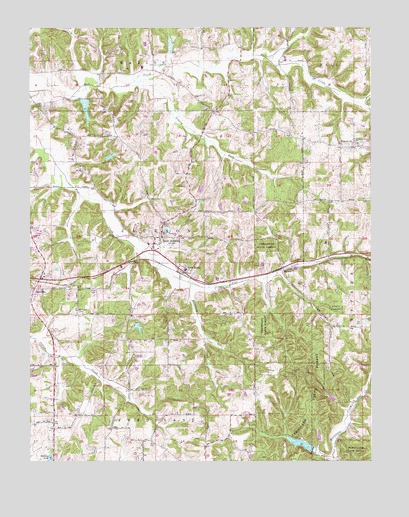 Saint Anthony, IN USGS Topographic Map