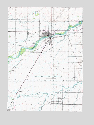 St Anthony Idaho Map Saint Anthony, Id Topographic Map - Topoquest