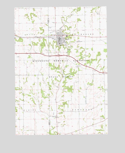 Saint Charles, MN USGS Topographic Map