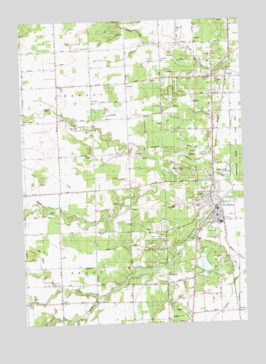 Saint Charles, MI USGS Topographic Map