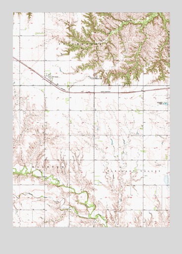 Saint Charles, SD USGS Topographic Map