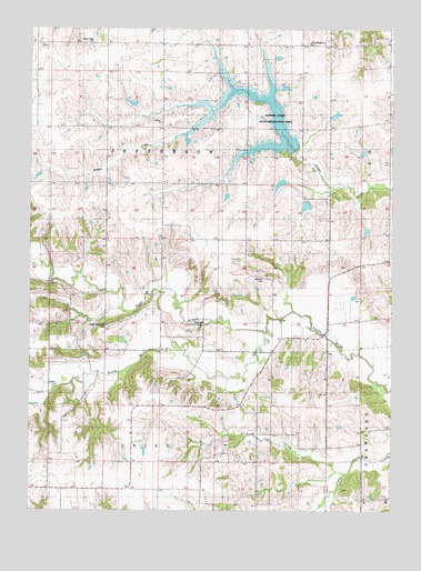 Saint Charles NW, IA USGS Topographic Map