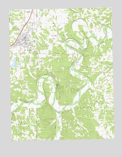 Saint Clair, MO USGS Topographic Map