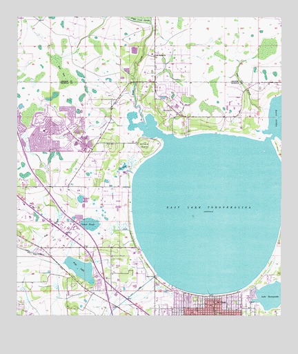 Saint Cloud North, FL USGS Topographic Map