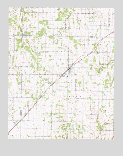 Billings, MO USGS Topographic Map